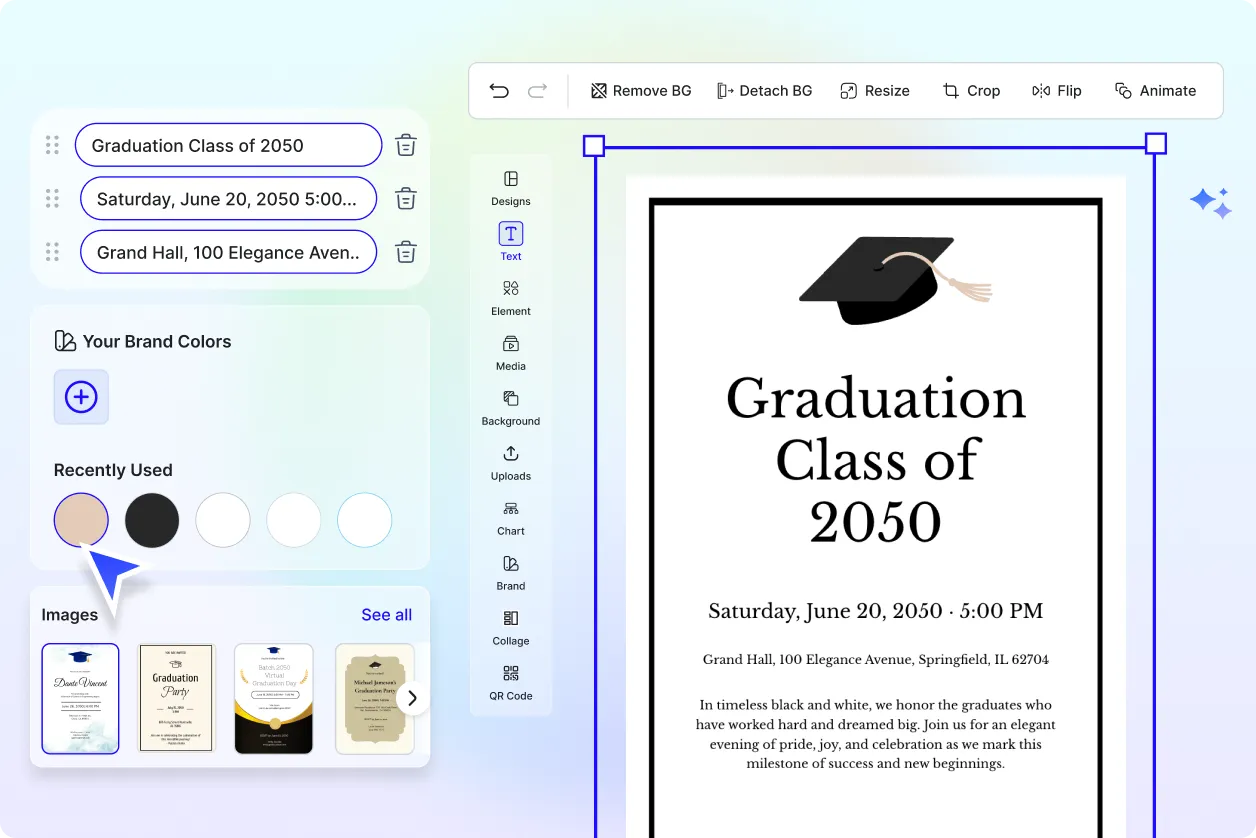 Free AI Graduation Invitation Generator, Free Graduation Invitation Maker Online